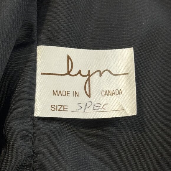 Sibylle Lyn Womens Black Leather Vest Mock Neck Lined Custom Size Spec Biker - Picture 8 of 11